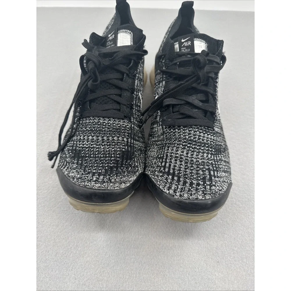 Nike‎ Air VaporMax Flyknit 3 Running Shoes Mens 13 Oreo Black/White Training Gym
